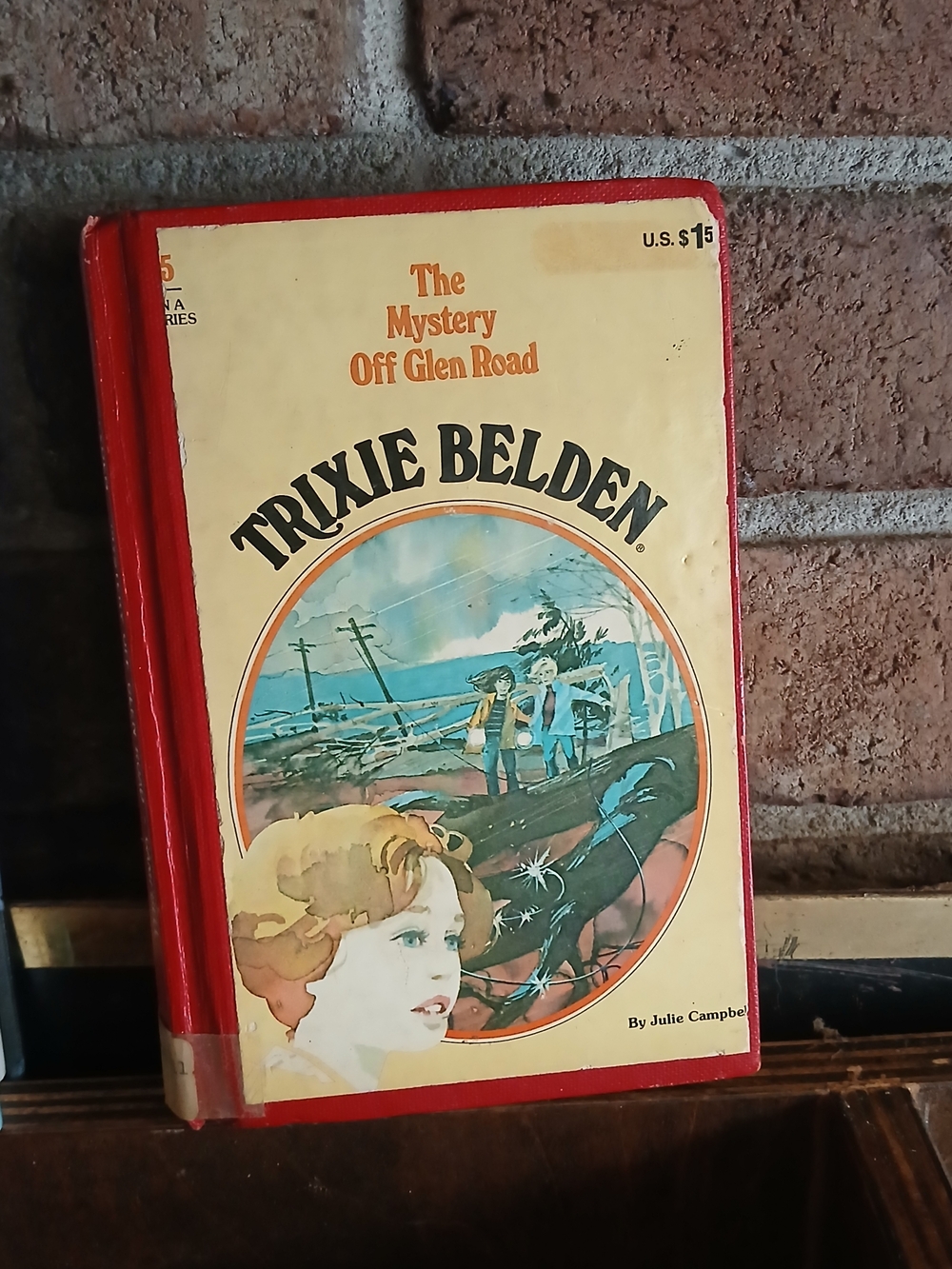 Trixie Belden Hardcover Book - Red & Cream Cover #5